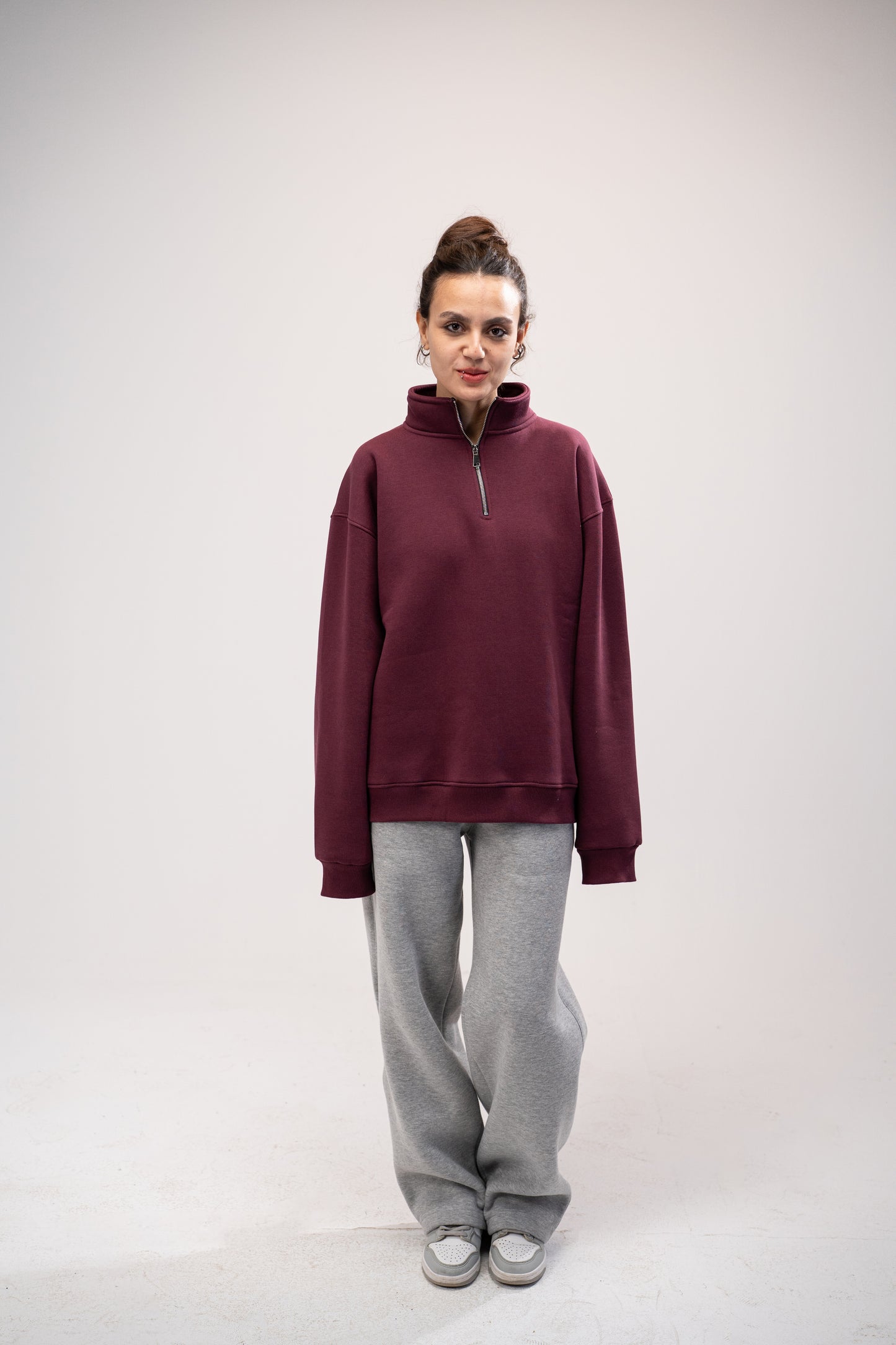 Oversized Zip-Up Hoodie