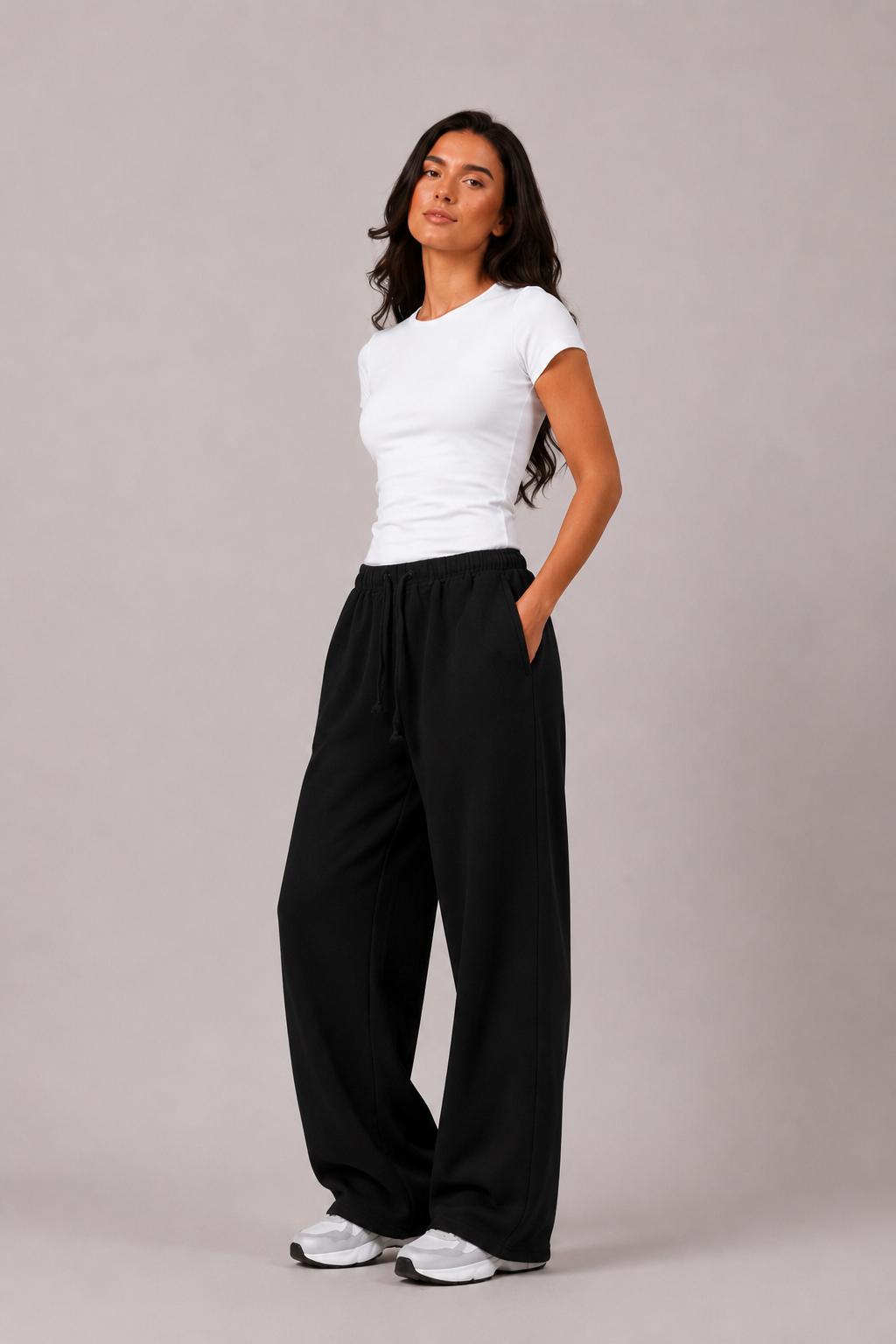 BLAQ Stretch Crew-Tee | Double Layered