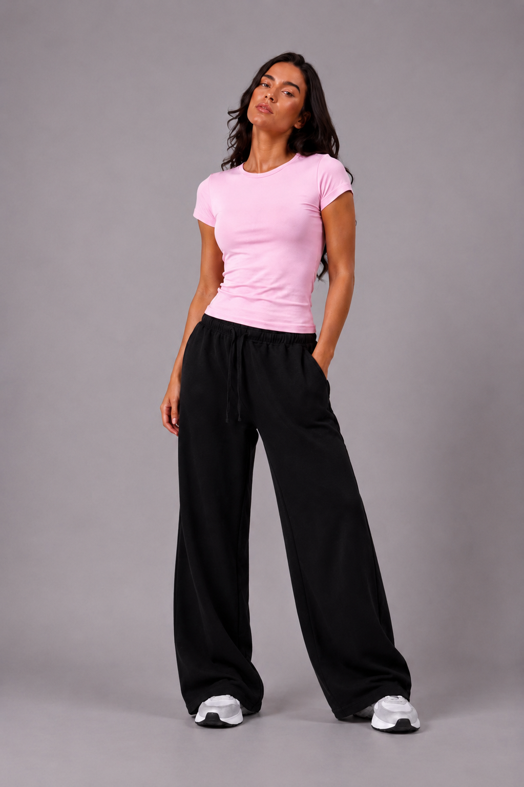 BLAQ Stretch Crew-Tee | Double Layered