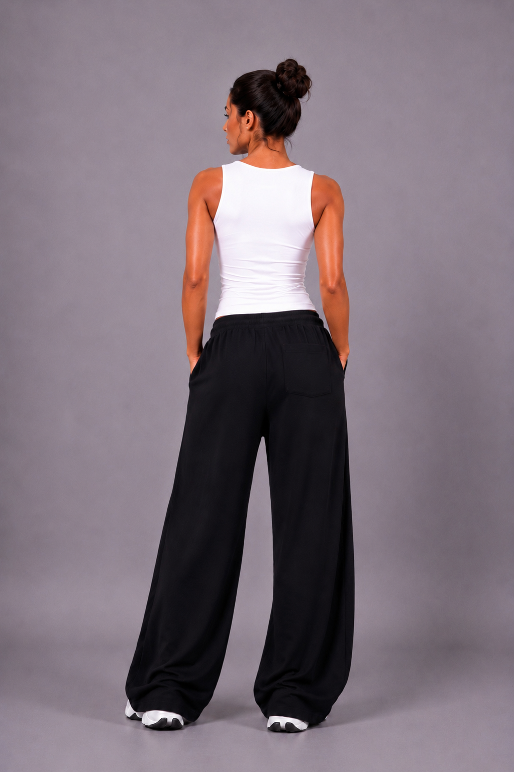 BLAQ Square Neck Cut | Double Layered