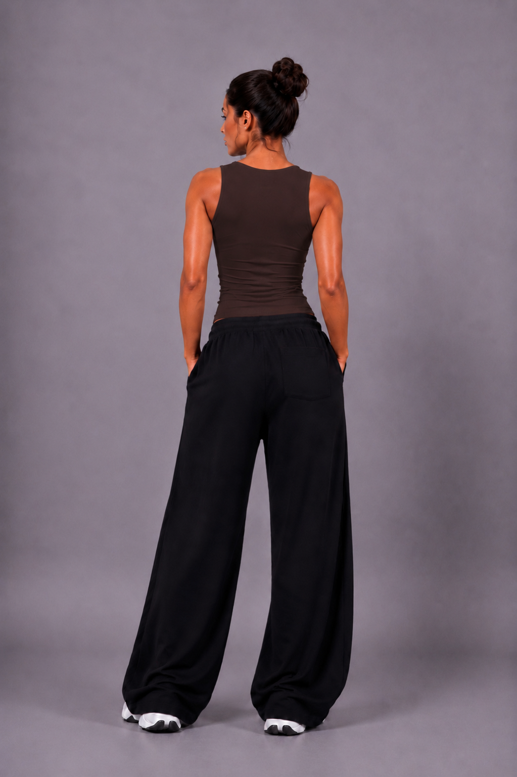 BLAQ Square Neck Cut | Double Layered