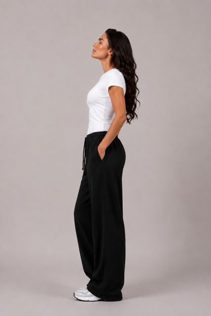 BLAQ Stretch Crew-Tee | Double Layered