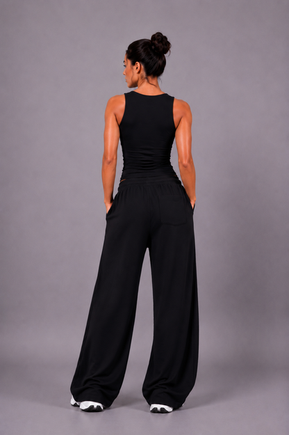 BLAQ Square Neck Cut | Double Layered