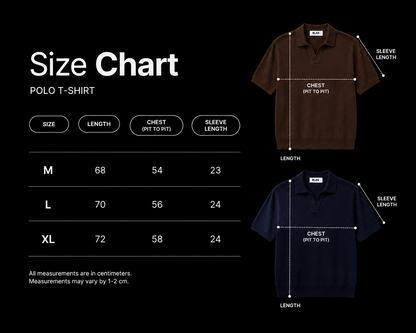 Knitwear Cotton Polo Tshirts — Unisex