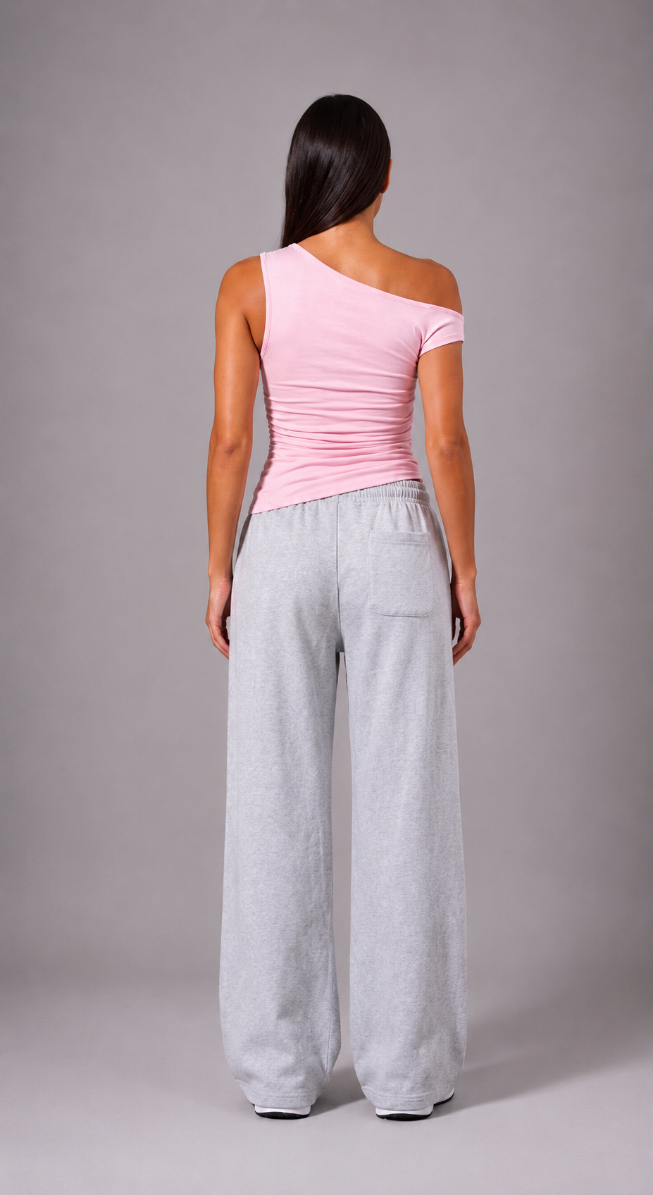 BLAQ Basic Off Shoulder Tee | Double Layered