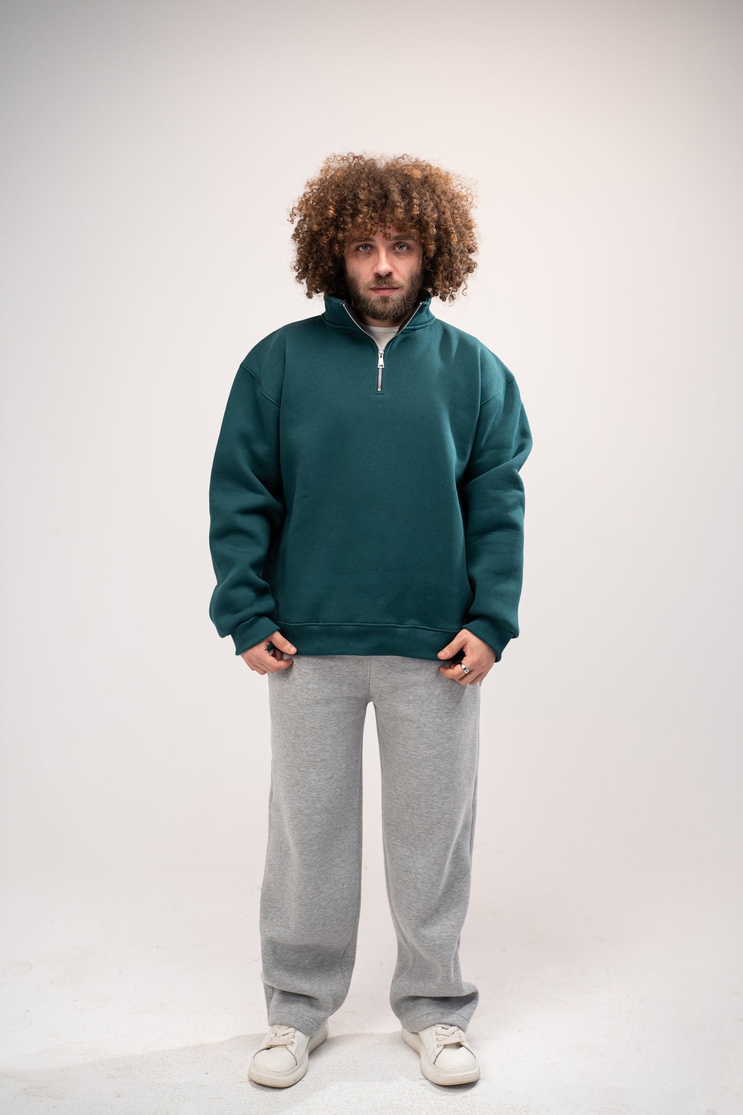 Oversized Zip-Up Hoodie