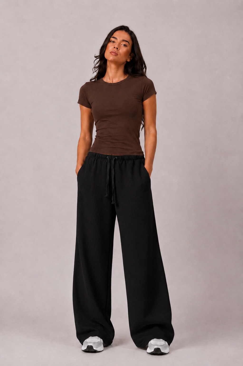 BLAQ Stretch Crew-Tee | Double Layered
