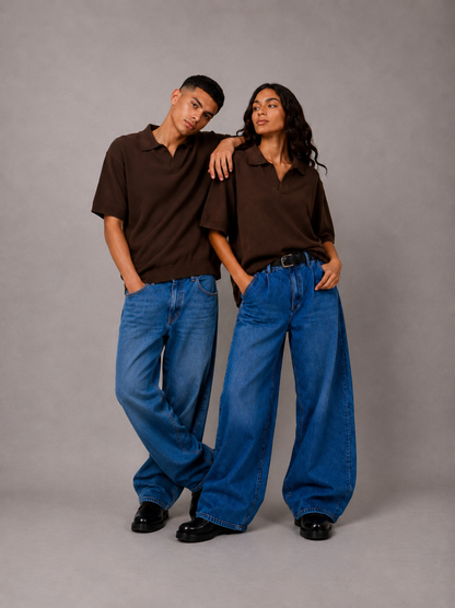 Knitwear Cotton Polo Tshirts — Unisex