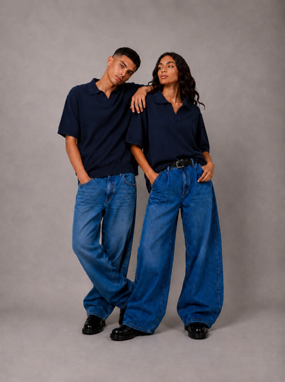 Knitwear Cotton Polo Tshirts — Unisex